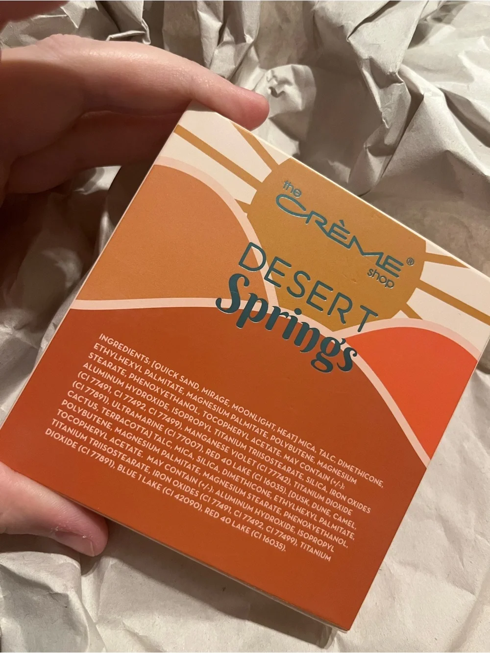 The Crème Shop Desert Springs 9-Color Eyeshadow Palette - Warm Neutrals & Green